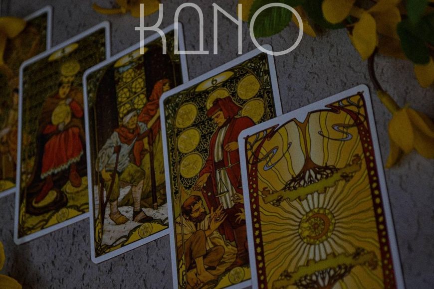 Карты Таро Арт-Нуво (Art Nouveau Tarot) (с кантом) 29012 фото