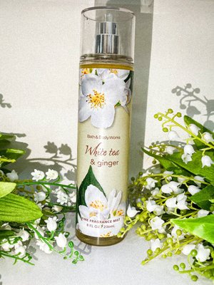 Парфюмированный мист для тела 236 мл White tea & ginger Bath and Body Works 31625 фото