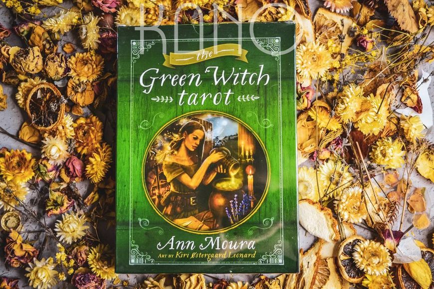 Подарунковий набір таро - Зеленої відьми, The Green Witch Tarot, книга + карти 27118 фото