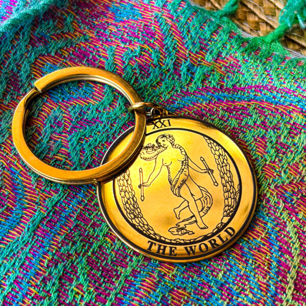 Брелок Таро Світ золото