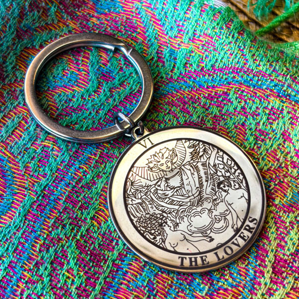 Брелок Таро Закохані срібло
