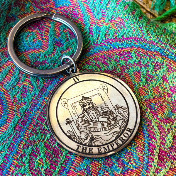 Брелок Таро Імператор срібло