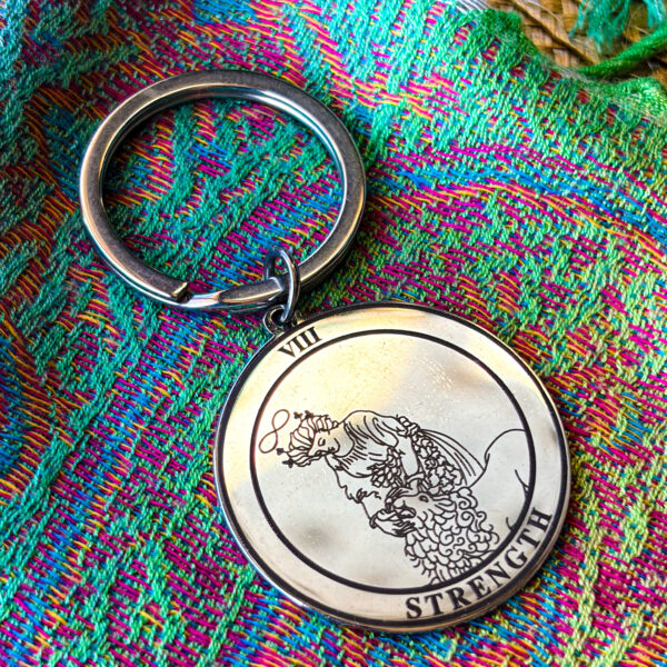 Брелок Таро Сила срібло