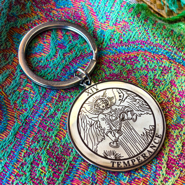 Брелок Таро Помірність срібло